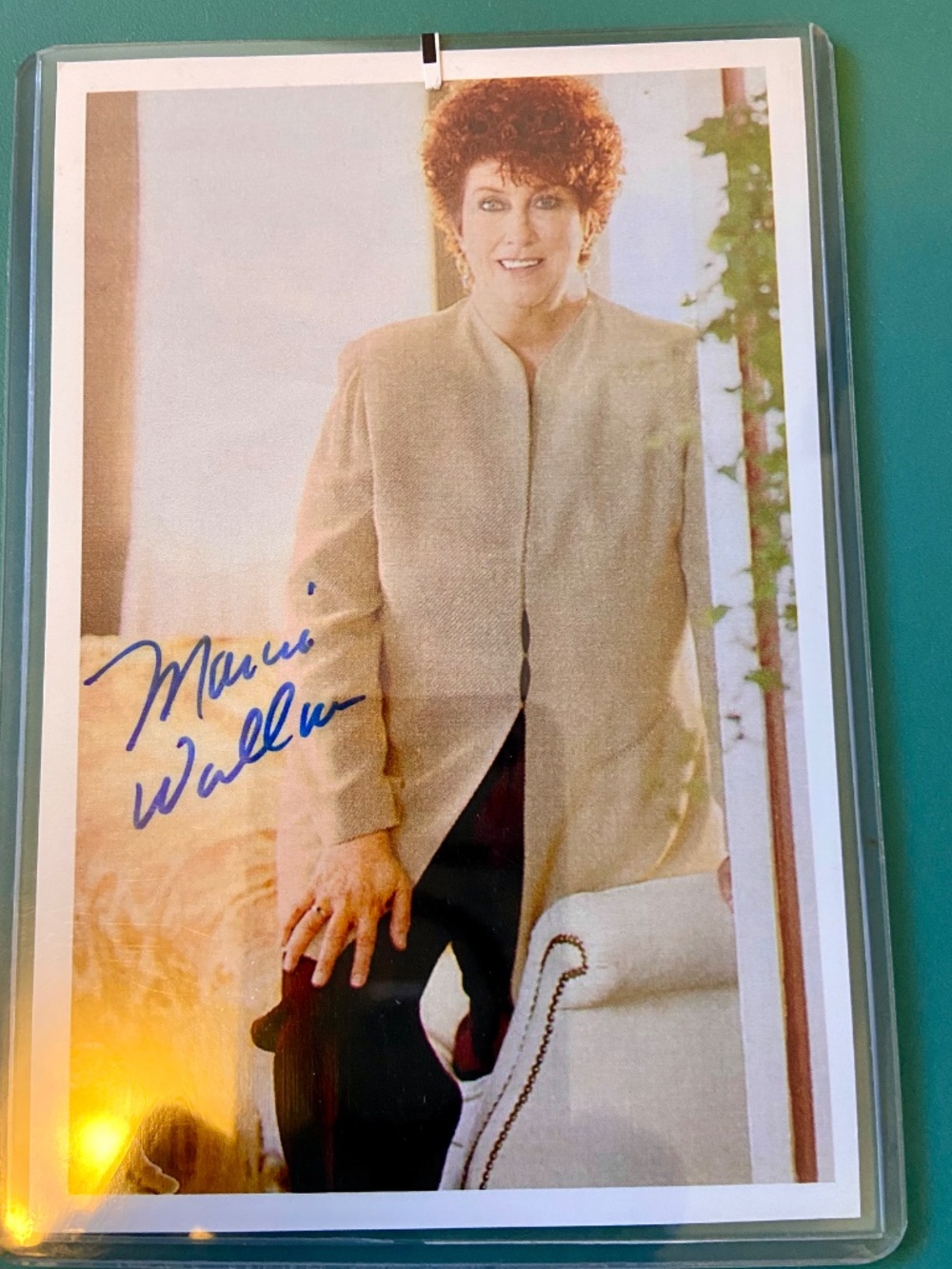 Krabappel simpsons marcia wallace autographed coa - Picture 2 of 7